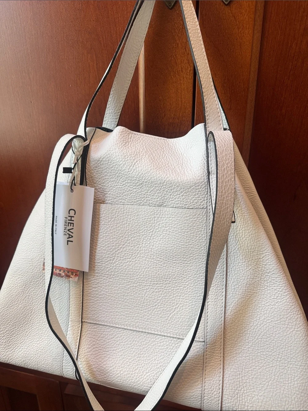 Cheval Italian Leather Tote